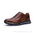 New Design Men Genuine Leather Sneaker